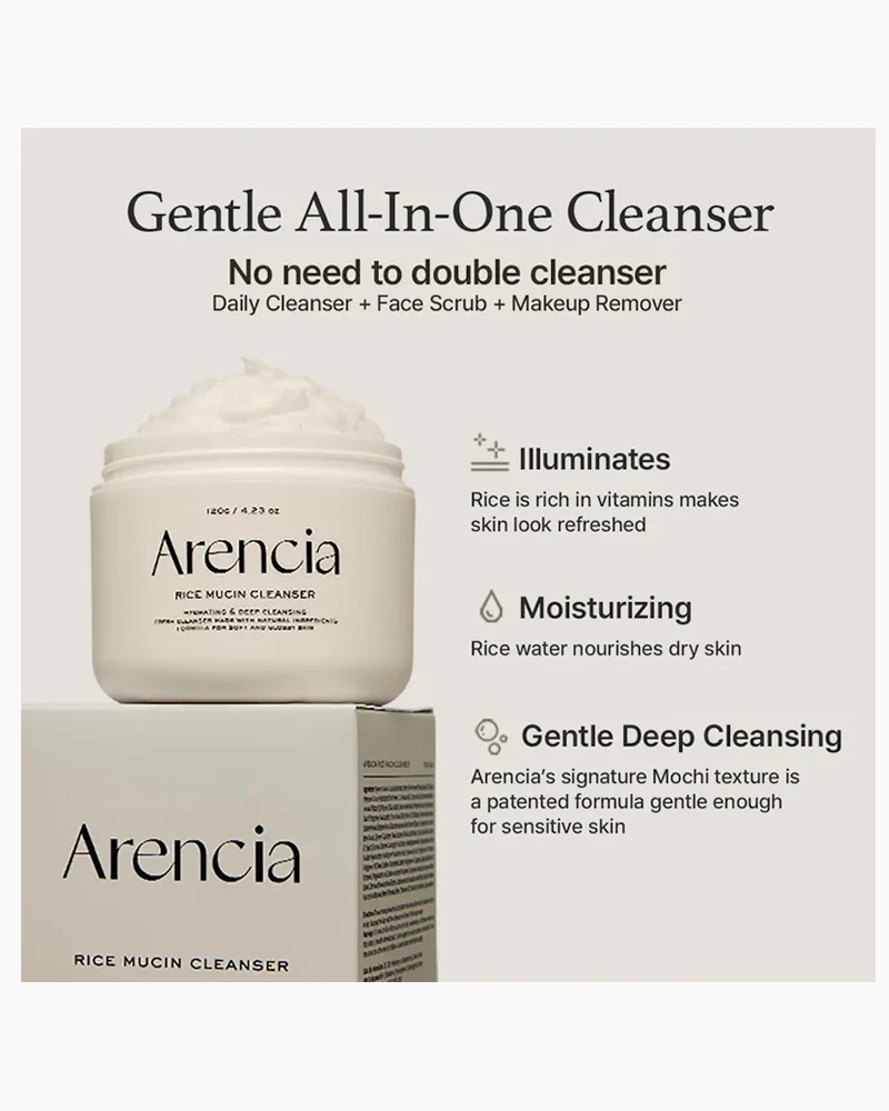 Arencia Rice Mucin Cleanser - Image 5