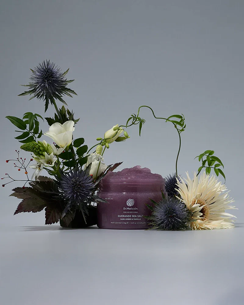 Dr. Melaxin Guerande Sea Salt Perfume Body Scrub #Amber & Vanilla