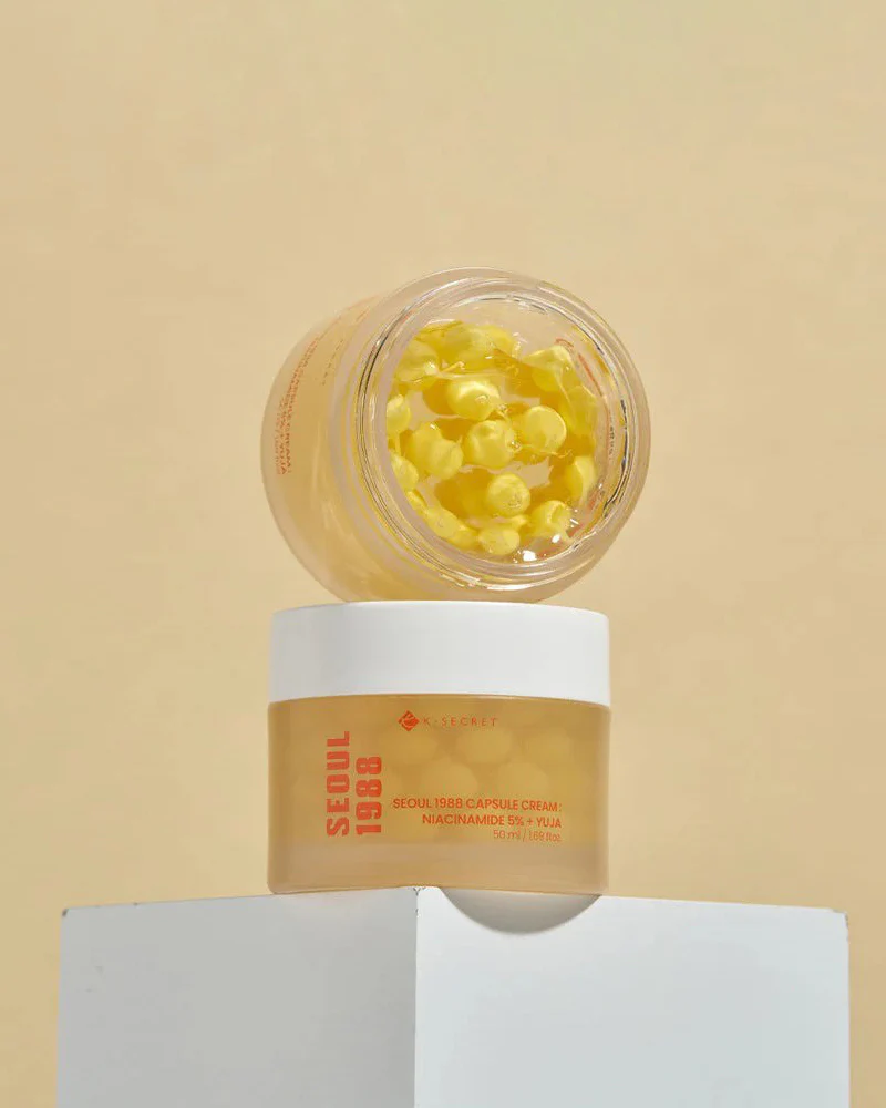 K-SECRET SEOUL 1988 Capsule Cream: Niacinamide 5% + Yuja
