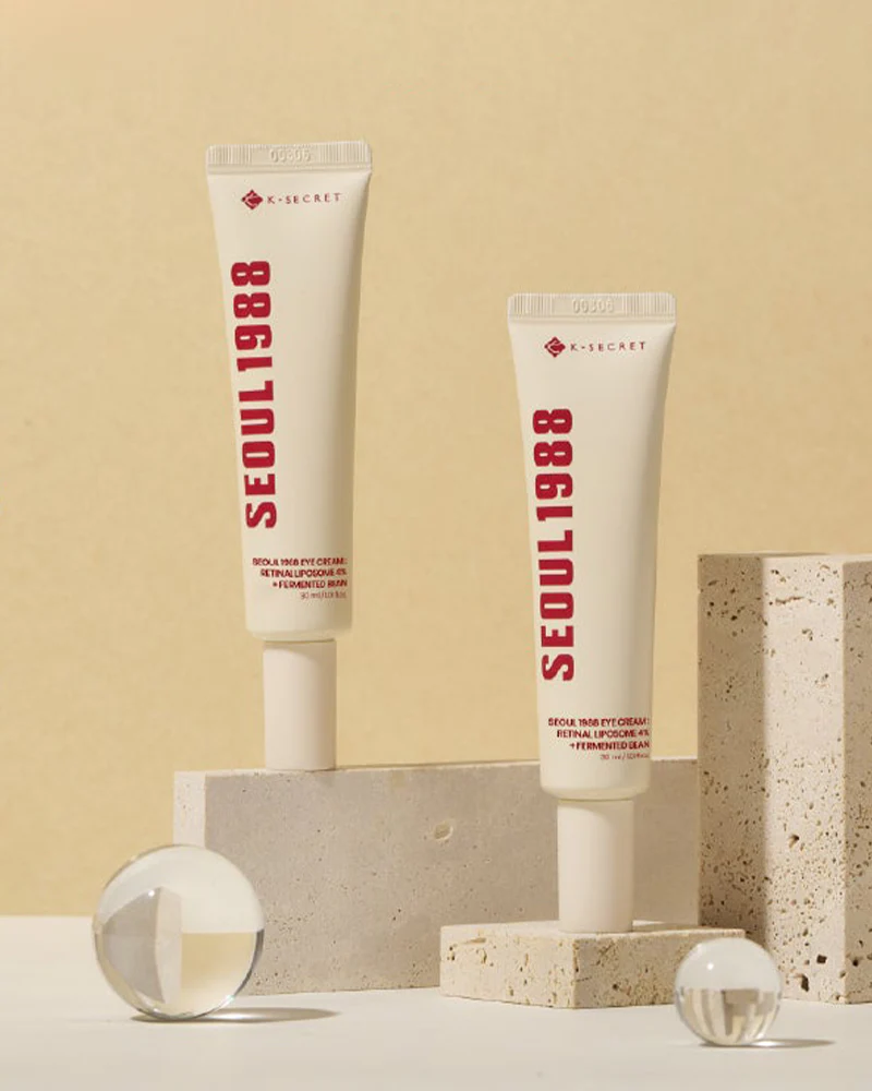 K-SECRET SEOUL 1988 Eye Cream: Retinal Liposome 4% + Fermented Bean 30ml - Image 3