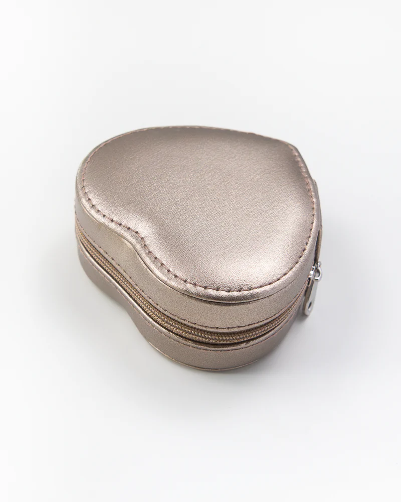 Leather Heart Shaped Jewelry Box - Image 5