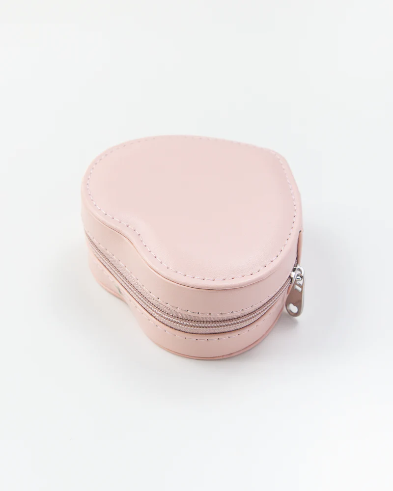 Leather Heart Shaped Jewelry Box - Image 7